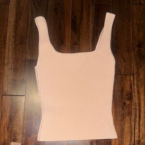 Babaton Ribbed Blush Tank Top